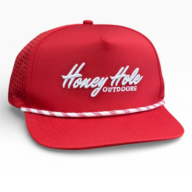 Honey Hole Rope Hat | Red