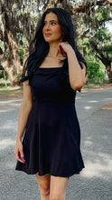 Future Square Neckline Dress | Black