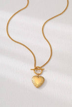 Locket Toggle Necklace | Gold