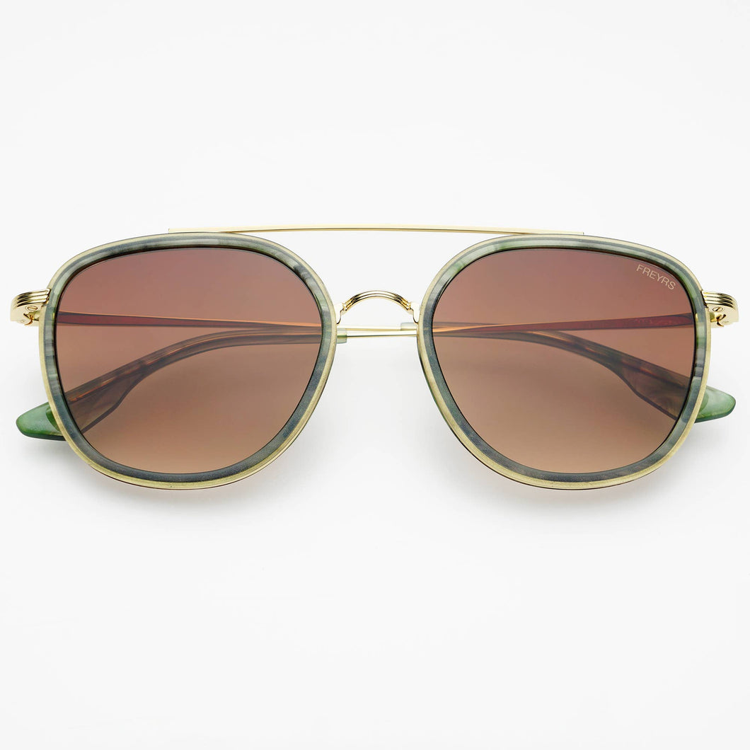 Weston Round Sunglasses | Emerald