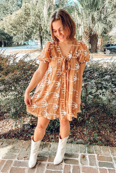 Andi Ditzy Floral Dress | Khaki