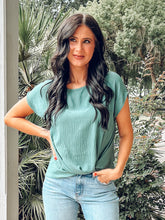 In The Details Twist Top | Green