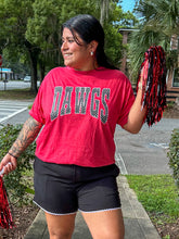 Dawgs Polka Dot Tee | Heather Red
