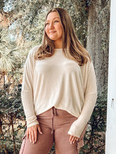 Relaxed Dolman Top | Cream
