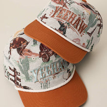 Yeehaw Embroidered Rope Hat | Beige