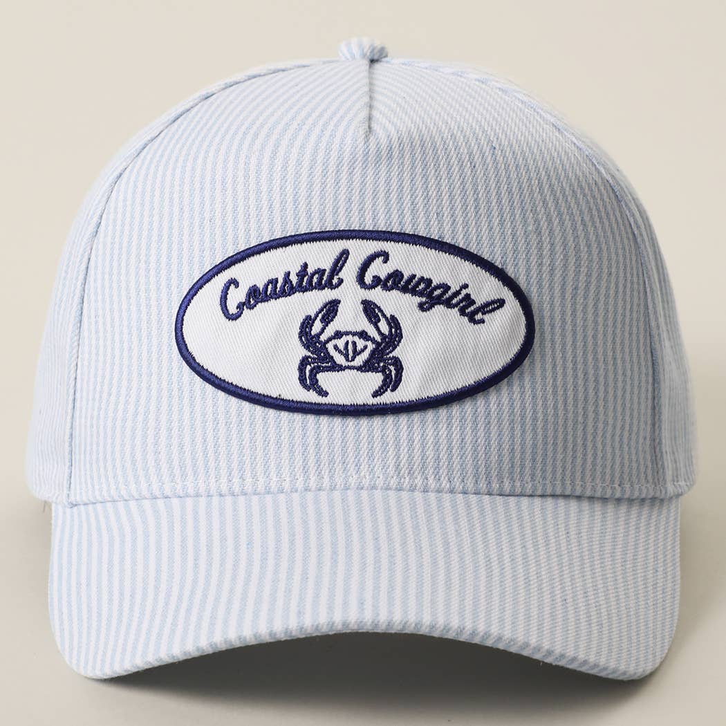 Coastal Crab Trucker Hat | Blue