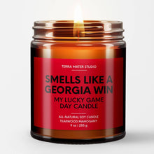 Smells Like A Georgia Win Game Day Candle | Teakwood + Mahogany