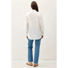 Classic Cotton Button Top | White