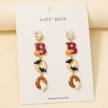 Boo Glitter Dangle Earrings