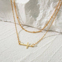 Cross Necklace | Gold