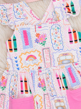 Ruffles + Scribbles Ruffle Dress