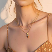 Cross Rhinestone Necklace