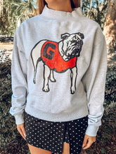UGA Mock Neck | Ash Grey
