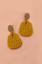 Geo Shape Drop Earring | Rust