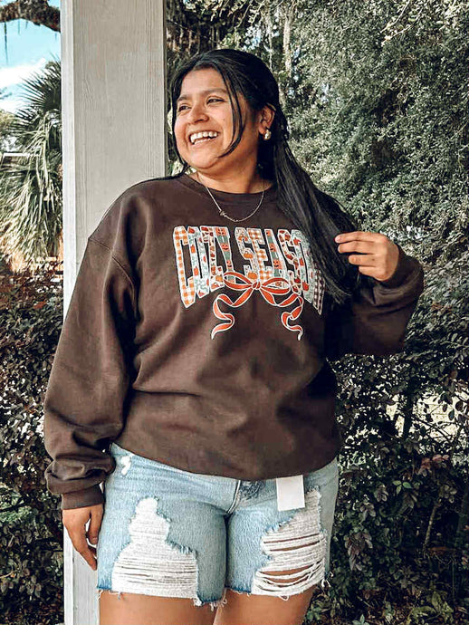 Cozy Fall Sweatshirt | Brown