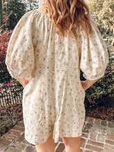 Finn Floral Oversize Romper | Cream