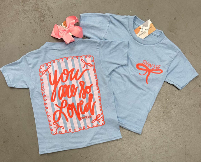 You Are Loved Tee Little Saint | Blue