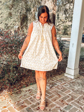 Floral Lace Trim Dress | Yellow