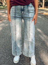 Emma Wide Leg Denim | Light