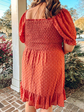 Serenity Curvy Dress | sunset