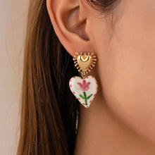 Cherry Heart Drop Earrings | Cherry