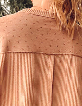 Floral Crew Neck Sweatshirt | Mocha
