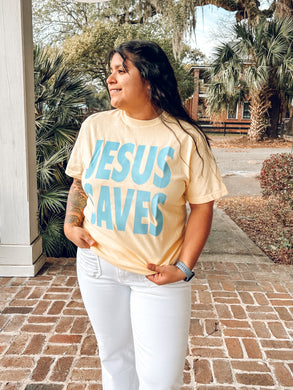 Jesus Saves Tee | Butter