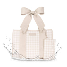 Case-Mate Bow Jelly Tote | Latte Gingham