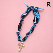 Printed Scarf Necklace