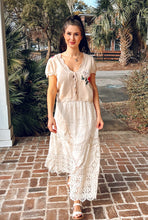 Embroidered Open Front Knit | Natural