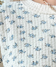 Oversize Floral Sweatshirt | White
