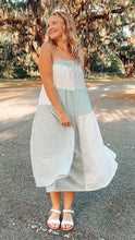 Cotton Patchwork Midi Dress | Multi