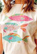 Rainbow Fish Tee | Cream