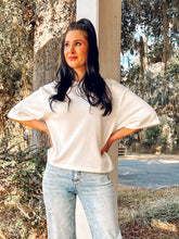 Scuba Boxy Top | White