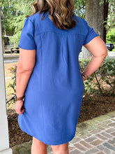 Airflow Shift Dress | Navy