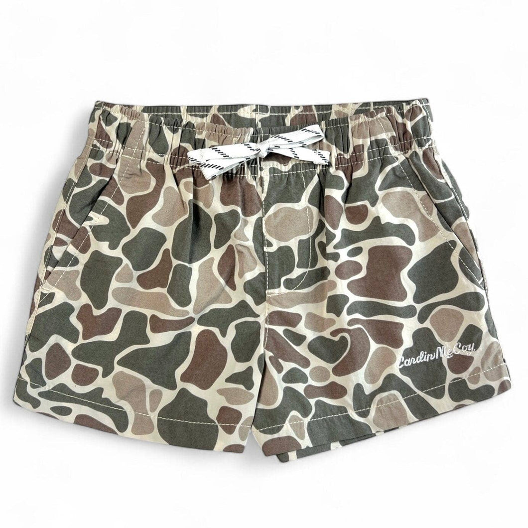 Boys Performance Shorts | Sand Camo