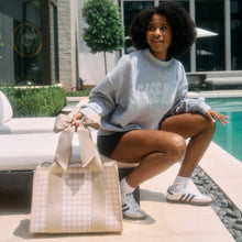 Case-Mate Bow Jelly Tote | Latte Gingham