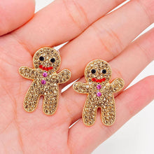 Gingerbread Man Stud Earrings