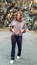 Floral Relaxed Hoodie | Plum