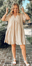 Kori Striped Pocket Dress | Khaki
