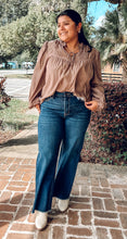 Pleasantly Coco Tie Top
