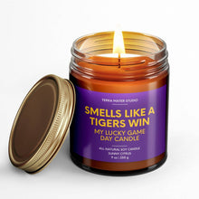 Smells Like A Tigers Win Game Day Candle | Teakwood + Mahogany