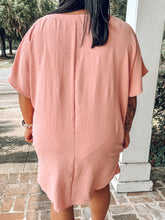 Airflow VNeck Tee Dress | Rose