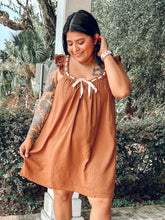 Sweet Ribbon Dress | Brown