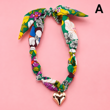 Printed Scarf Necklace