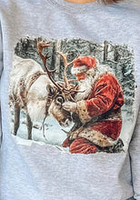 Woodland Santa Sweatshirt | Grey