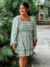 Envy Boho Smocked Dress | Green
