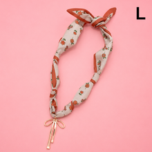 Printed Scarf Necklace