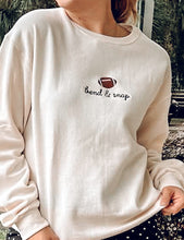 Bend + Snap Embroidered Football | Cream