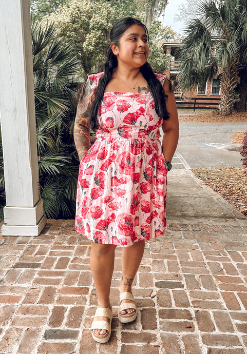 Hana Floral Resort Dress | Pink
